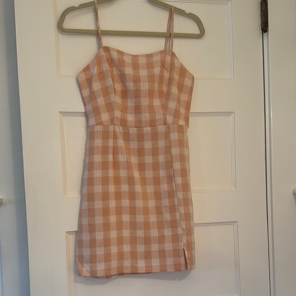 BP White and Pink Sundress Sleeveless Mini